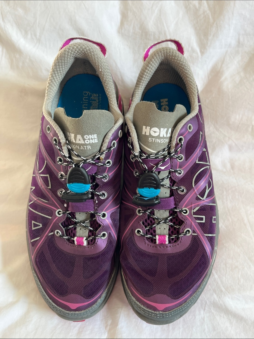 Hoka One One Stinson ATR purple trail running shoes outdoors athletic shoes - Picture 2 of 12